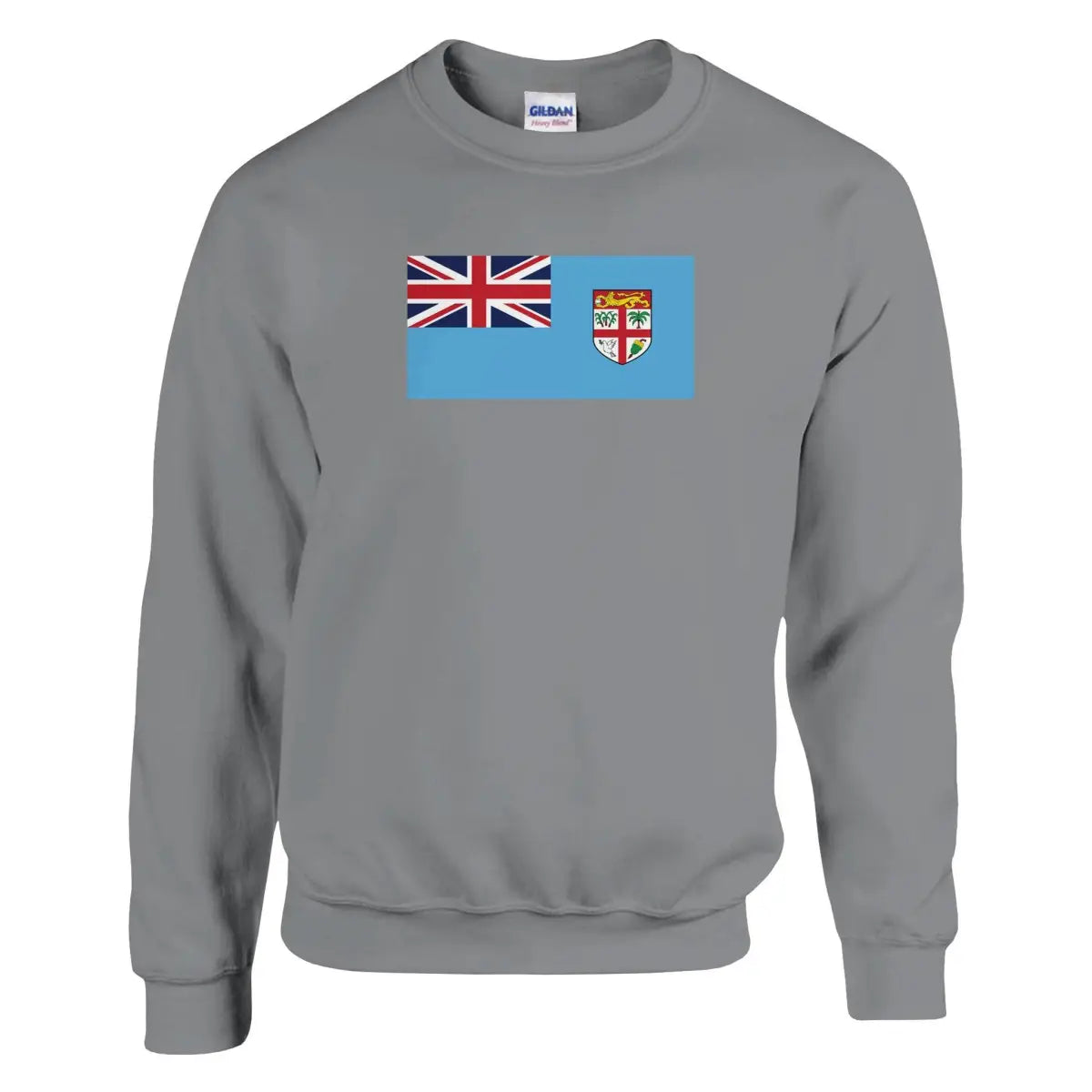 Sweat-shirt Drapeau des Fidji - Pixelforma 