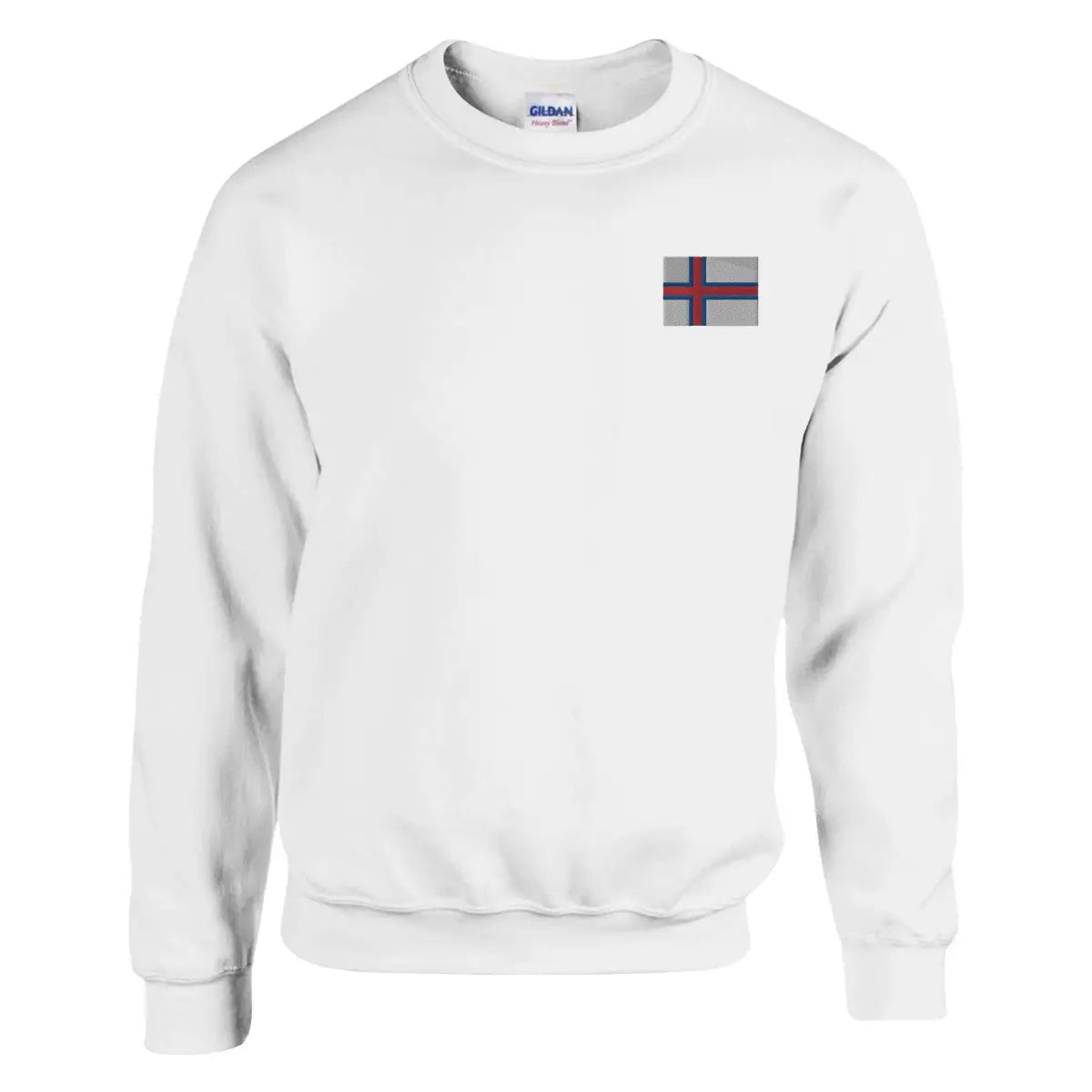 Sweat-shirt Drapeau des îles Féroé en broderie - Pixelforma 