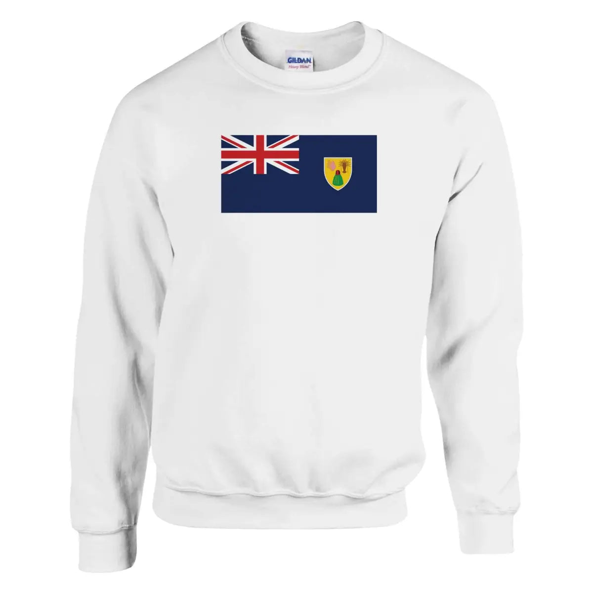 Sweat-shirt Drapeau des Îles Turques-et-Caïques - Pixelforma 