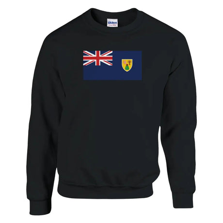 Sweat-shirt Drapeau des Îles Turques-et-Caïques - Pixelforma 