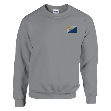 Sweat-shirt Drapeau des Pays-Bas caraibéen en broderie - Pixelforma 