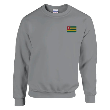 Sweat-shirt Drapeau des Tonga en broderie - Pixelforma 