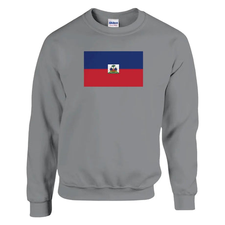 Sweat-shirt Drapeau d'Haïti - Pixelforma 