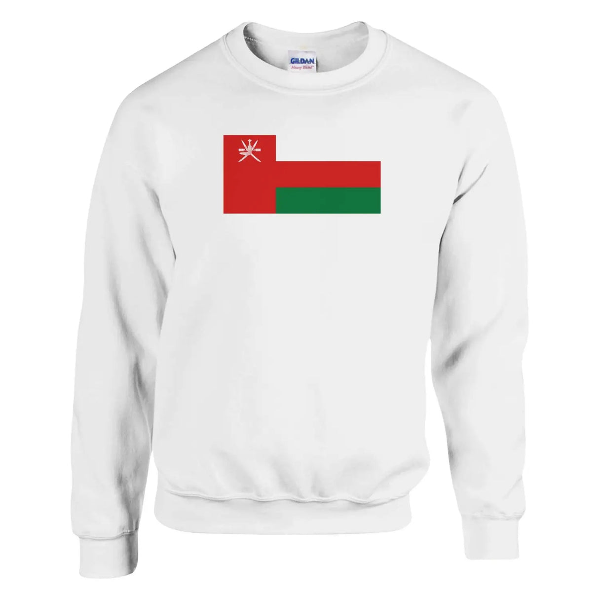 Sweat-shirt drapeau d’oman - pixelformaflag