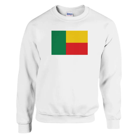 Sweat-shirt Drapeau du Bénin - Pixelforma 