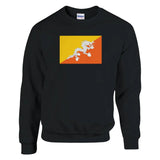 Sweat-shirt drapeau du bhoutan - pixelformaflag