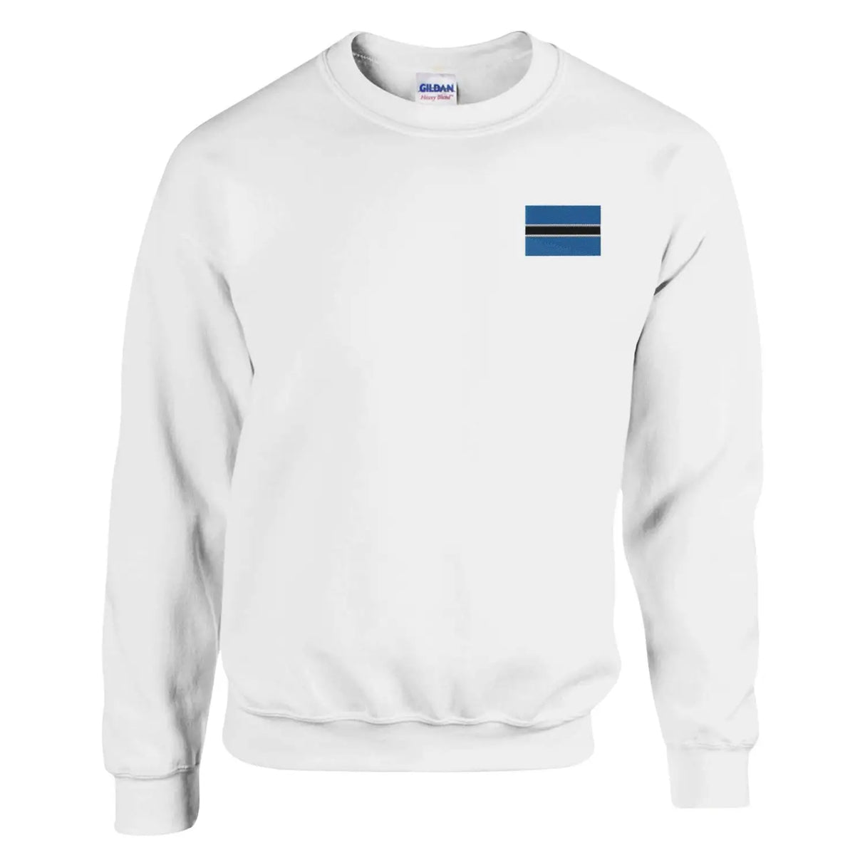 Sweat-shirt drapeau du botswana en broderie - pixelformaflag