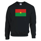 Sweat-shirt drapeau du burkina faso - pixelformaflag