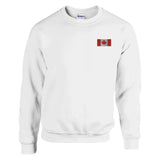 Sweat-shirt Drapeau du Canada en broderie - Pixelforma 