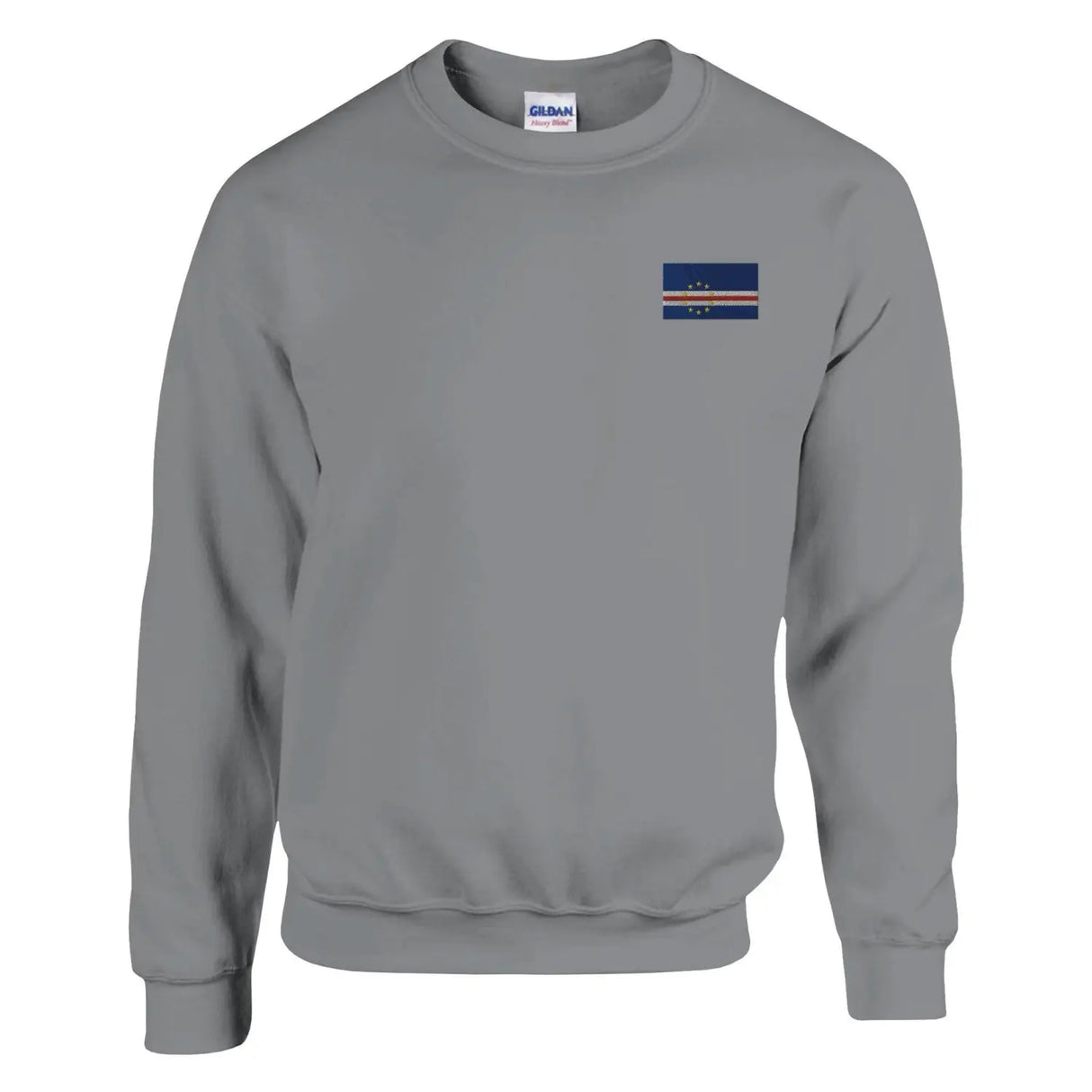 Sweat-shirt drapeau du cap-vert en broderie - pixelformaflag
