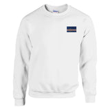 Sweat-shirt drapeau du cap-vert en broderie - pixelformaflag