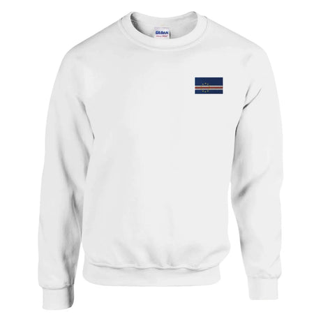 Sweat-shirt drapeau du cap-vert en broderie - pixelformaflag