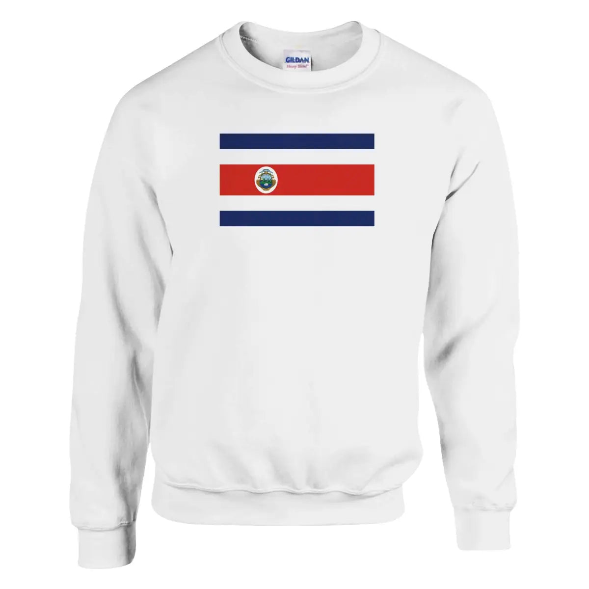 Sweat-shirt Drapeau du Costa Rica - Pixelforma 