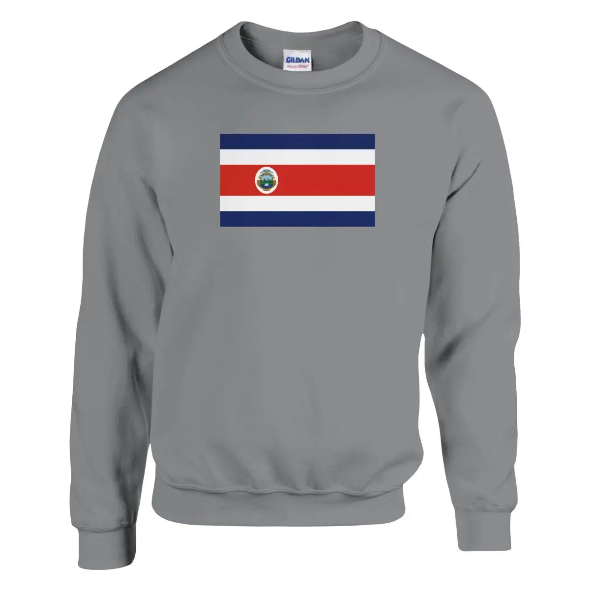 Sweat-shirt Drapeau du Costa Rica - Pixelforma 