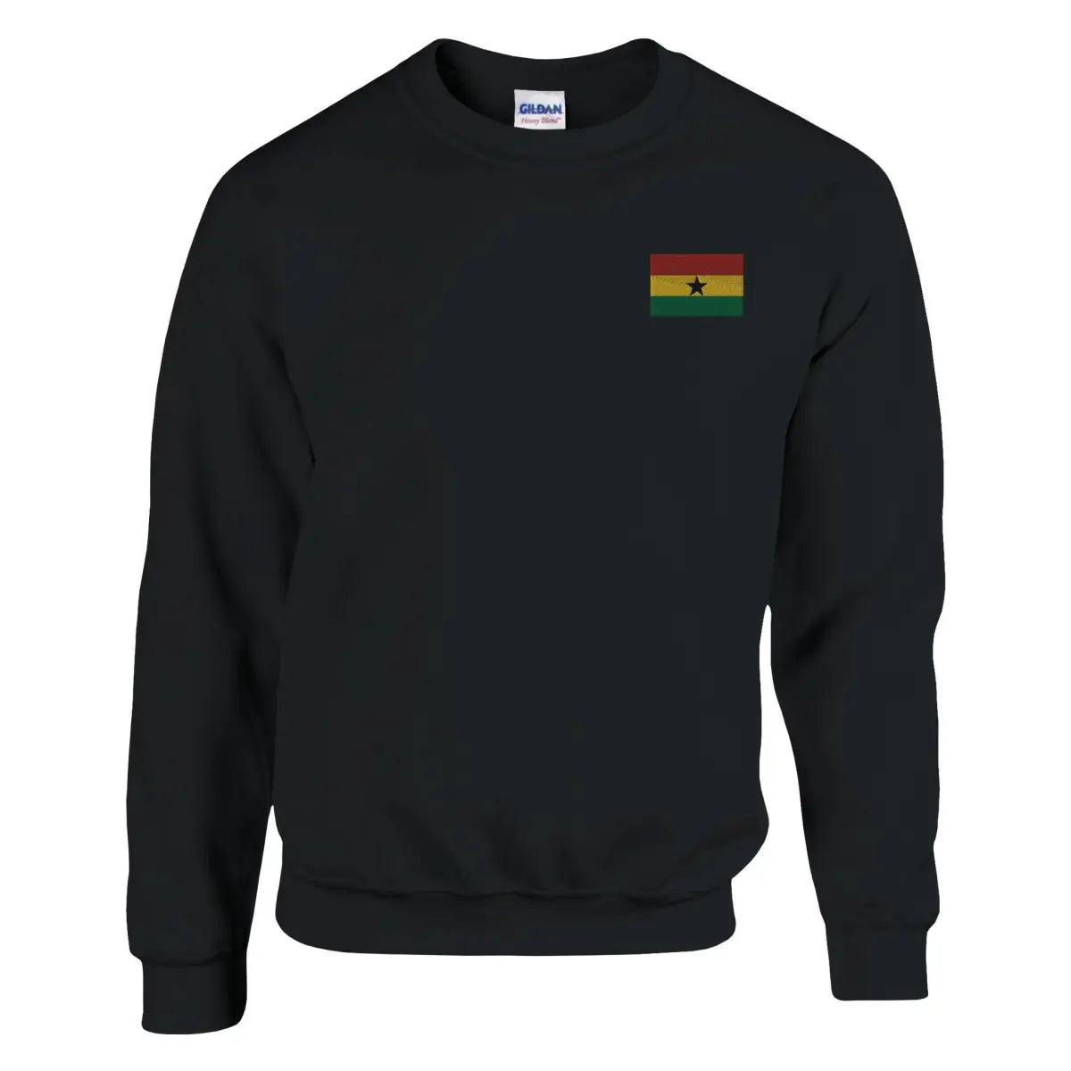 Sweat-shirt Drapeau du Ghana en broderie - Pixelforma 