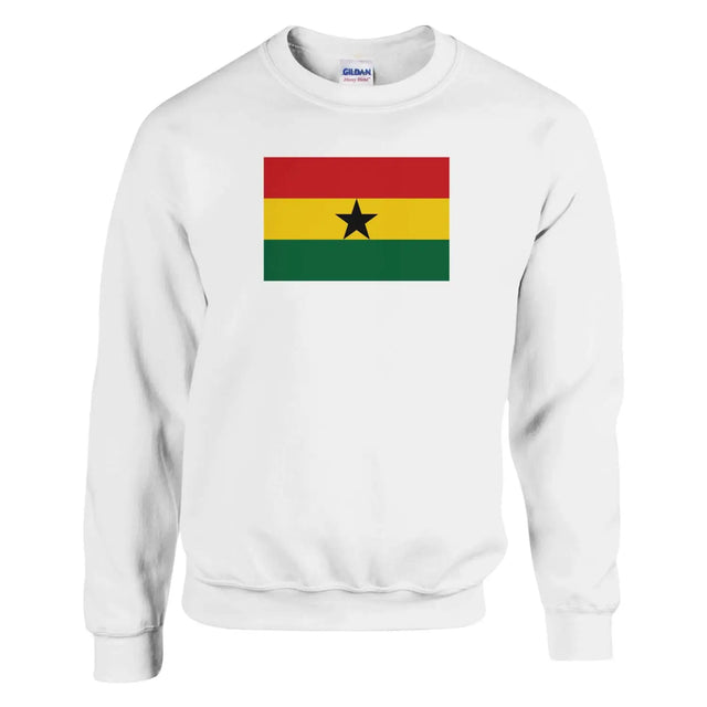 Sweat-shirt drapeau du ghana - pixelforma