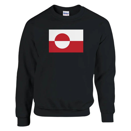 Sweat-shirt drapeau du groenland - pixelformaflag