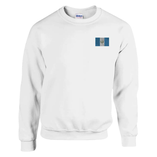 Sweat-shirt Drapeau du Guatemala en broderie - Pixelforma 