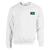 Sweat-shirt Drapeau du Guyana en broderie - Pixelforma 