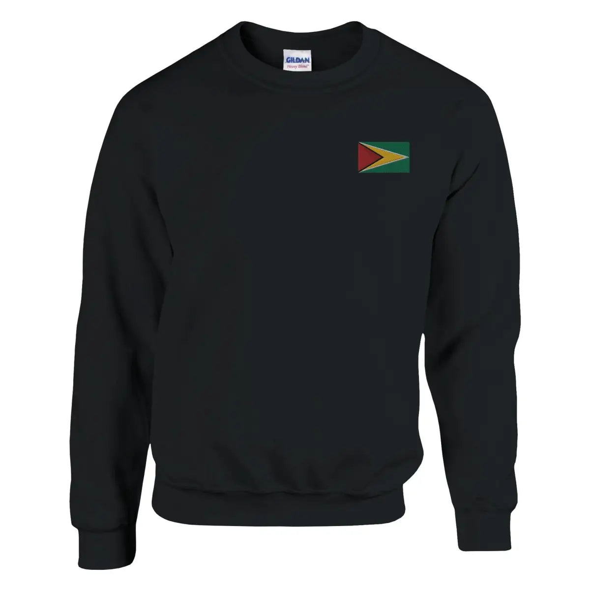 Sweat-shirt Drapeau du Guyana en broderie - Pixelforma 