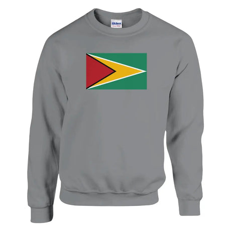 Sweat-shirt Drapeau du Guyana - Pixelforma 