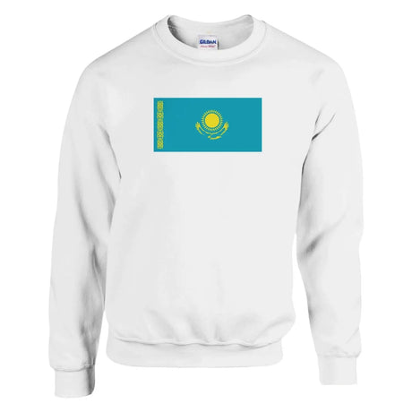 Sweat-shirt drapeau du kazakhstan - pixelforma