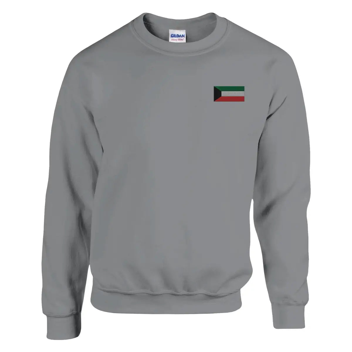 Sweat-shirt drapeau du koweït en broderie - pixelformaflag