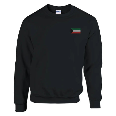 Sweat-shirt drapeau du koweït en broderie - pixelformaflag