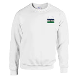 Sweat-shirt Drapeau du Lesotho en broderie - Pixelforma 