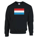 Sweat-shirt drapeau du luxembourg - pixelformaflag