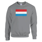 Sweat-shirt drapeau du luxembourg - pixelformaflag