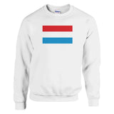 Sweat-shirt drapeau du luxembourg - pixelformaflag