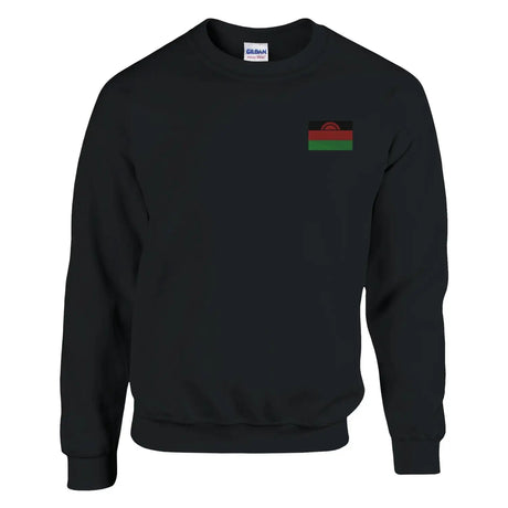 Sweat-shirt drapeau du malawi en broderie - pixelforma