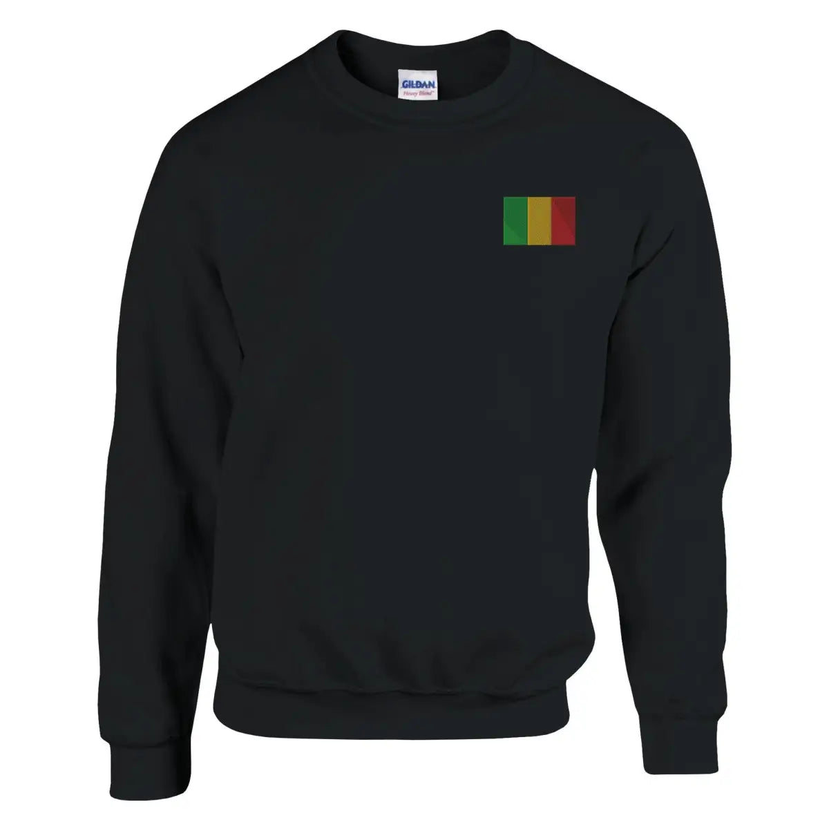 Sweat-shirt drapeau du mali en broderie - pixelformaflag