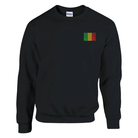 Sweat-shirt drapeau du mali en broderie - pixelformaflag