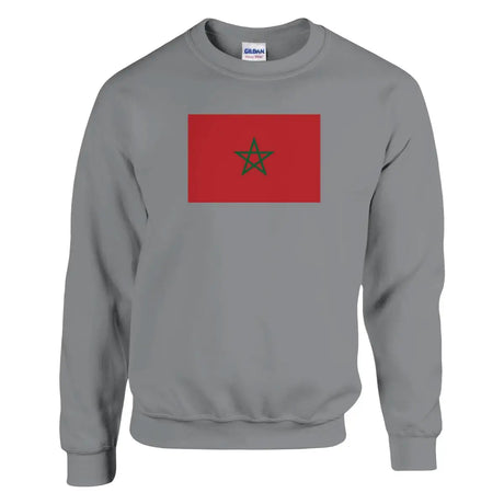 Sweat-shirt Drapeau du Maroc - Pixelforma 