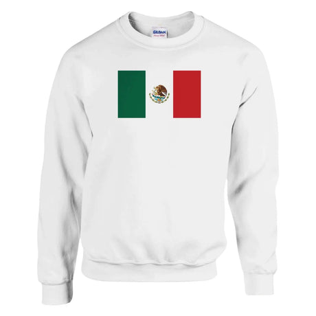 Sweat-shirt drapeau du mexique - pixelformaflag