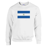 Sweat-shirt Drapeau du Nicaragua - Pixelforma 