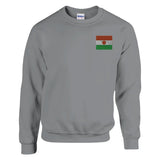 Sweat-shirt drapeau du niger en broderie - pixelformaflag