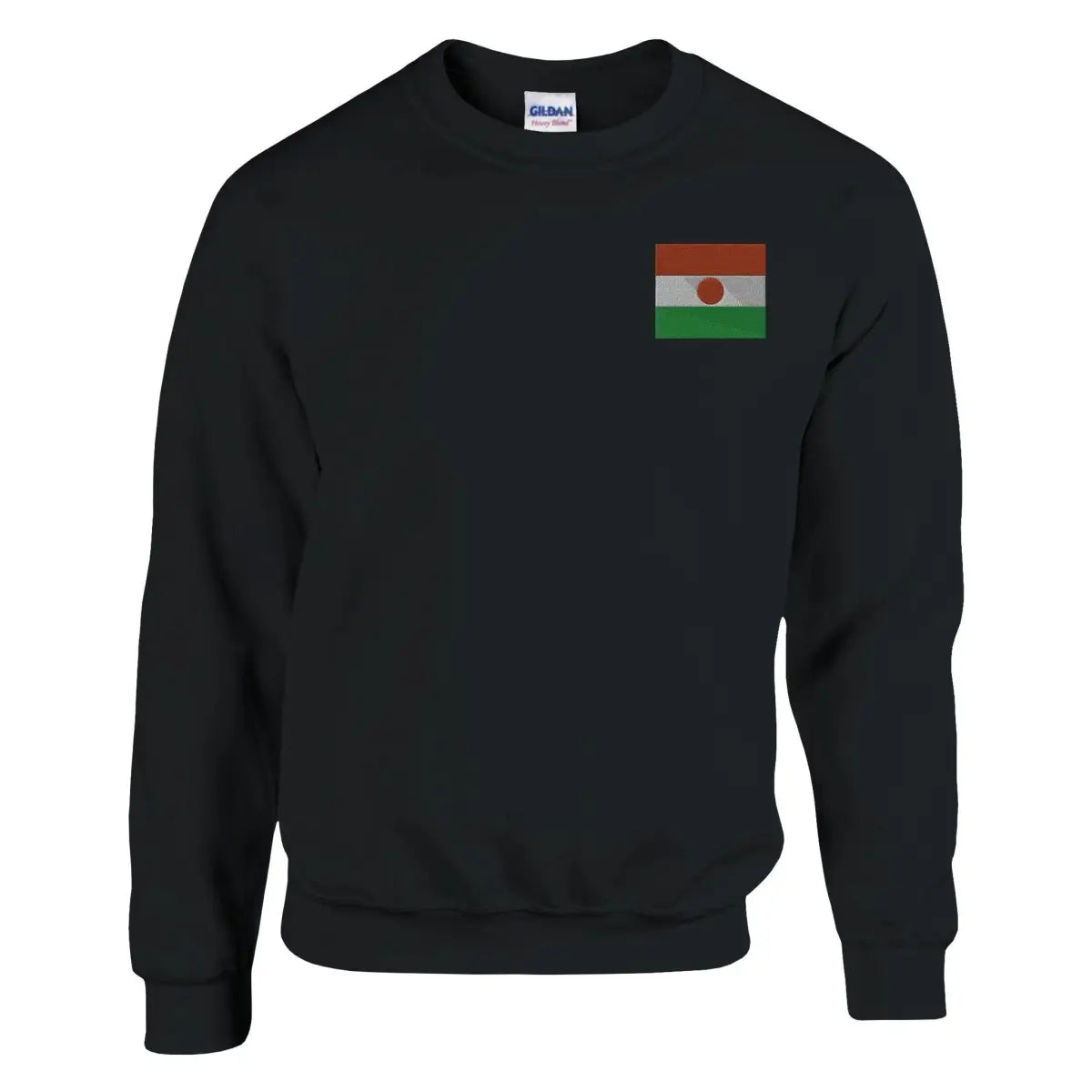 Sweat-shirt drapeau du niger en broderie - pixelformaflag