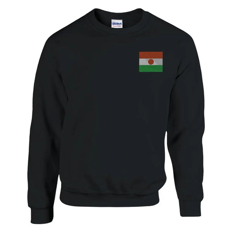 Sweat-shirt drapeau du niger en broderie - pixelformaflag