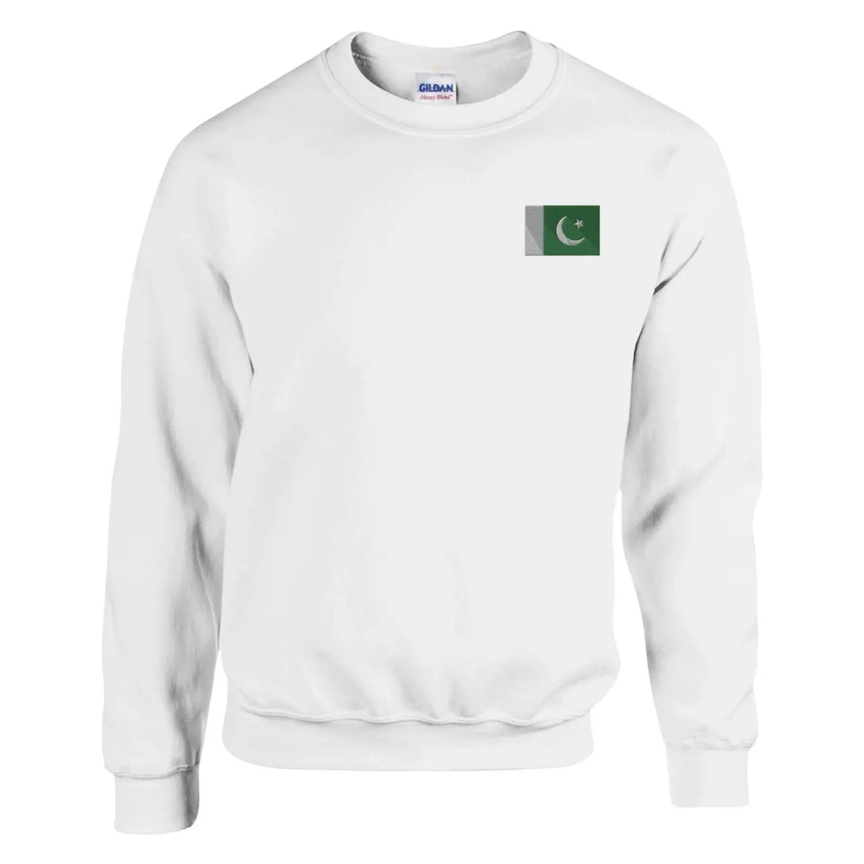 Sweat-shirt drapeau du pakistan en broderie - pixelformaflag