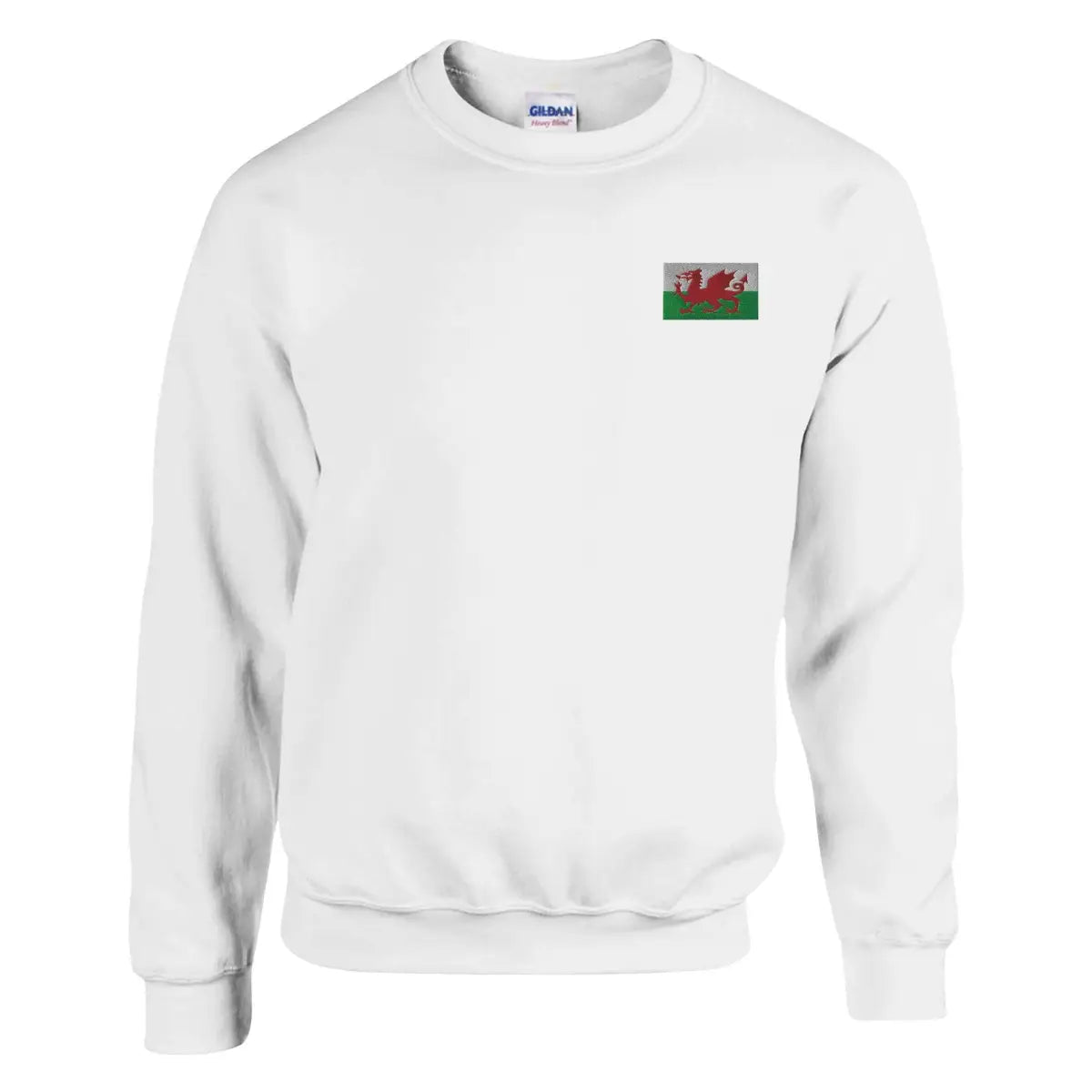 Sweat-shirt drapeau du pays de galles en broderie - pixelformaflag
