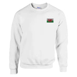 Sweat-shirt drapeau du pays de galles en broderie - pixelformaflag