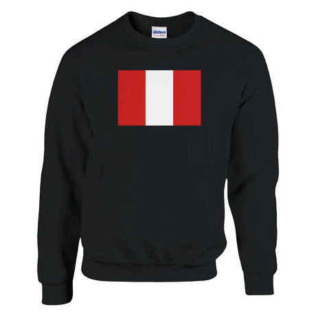 Sweat-shirt drapeau du pérou - pixelformaflag