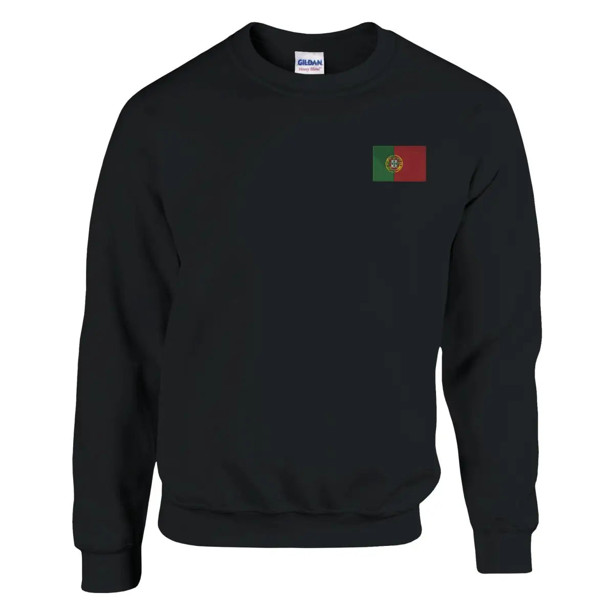 Sweat-shirt Drapeau du Portugal en broderie - Pixelforma 