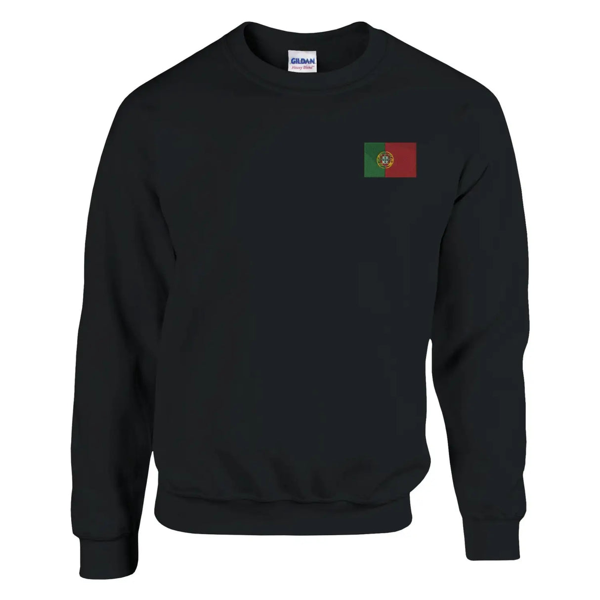 Sweat-shirt drapeau du portugal en broderie - pixelformaflag