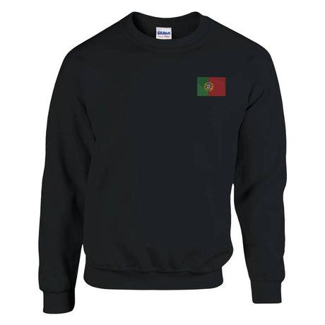 Sweat-shirt drapeau du portugal en broderie - pixelformaflag