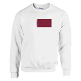 Sweat-shirt Drapeau du Qatar - Pixelforma 