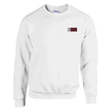 Sweat-shirt drapeau du qatar en broderie - pixelformaflag